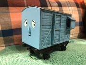 A brake van wearing the face of a coach