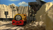 Bill and Ben’s smiling face that first appeared in a deleted scene from the eighth series episode, Thomas to the Rescue… (2004)
