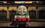 Henry in Many Moods game (NOTE: the Sodor Warbler is still on Henry's buffer)