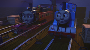 Thomas imagining himself and Nia on the deck of Zhiyuan