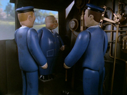 Henry's crew with Sir Topham Hatt