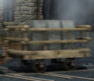 A cream slate truck