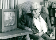 Wilbert Awdry watching Percy Takes the Plunge