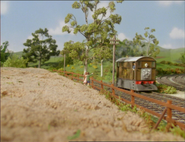 Toby approaching Elsbridge