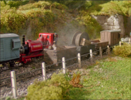 A truck with a lowered bufferbeam