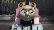 Thomas in a pink undercoat