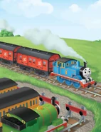 Mail vans in a Really Useful Stories books