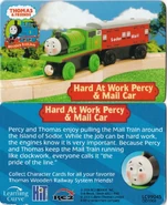 Hard at work Percy & Mail Car