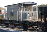 A BR 20 ton brake van at a Day Out with Thomas event