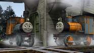 Bash and Dash's headlamps