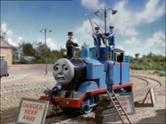 Thomas' scared face that appeared throughout the entire model era, excluding the third, fourth, fifth and sixth series, and Jack and the Sodor Construction Company (1984-1986, 2000, 2003-2008)