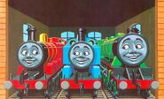 Henry with Thomas and James