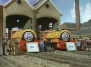 Bill and Ben's Welsh nameplates