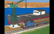 A flatbed in Learning Circus Express