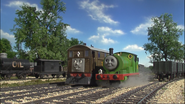 A brake van in the ninth series
