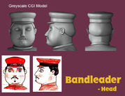 Band Leader Greyscale CGI Model