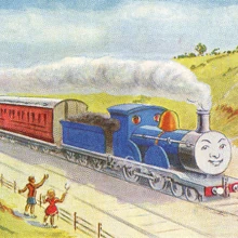 three railway engines