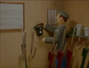 The Knapford Station signalman in the fourth series