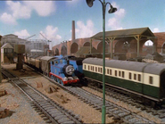 Thomas and Gordon at Knapford yards