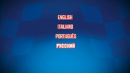 Language Selection menu 1