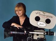 Britt with Company logo on Panavision 35mm movie camera