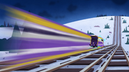 The hills in The Christmas Letter Express