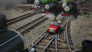 Winston with Henry, Duck, Donald, Douglas and Sir Topham Hatt in The Great Race