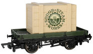 1 Plank Wagon with Sodor Steamworks Crate