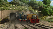 Thomas and Ben at the end of the tunnel