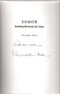 Title page signed by Christopher Awdry