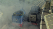 Thomas' driver in CGI with the Photographer