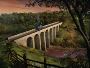 The viaduct at sunset