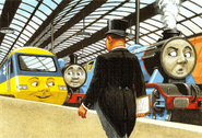 Pip with Thomas, Gordon and Sir Topham Hatt