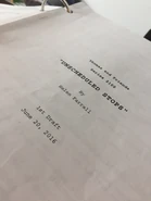 Unscheduled Stops 1st Draft script