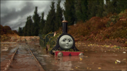 (Note: The tracker used for Emily's CGI face is visible through the water's reflection)