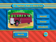 Bertie in Sir Topham Hatt's Word Fun game