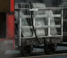A white slate truck