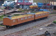 Orange Coaches at The Train Shed