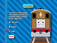 Toby in The Best of James Trivia game