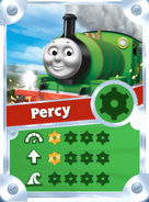 Percy's Silver Racing Card
