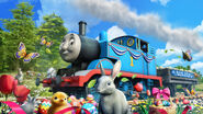 Thomas with an Egg Dye Factory wagon