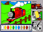 James Colour In Painted