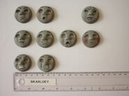 Nine of Skarloey's small scale faces taken after the model series ended (circa 2010-early 2011)