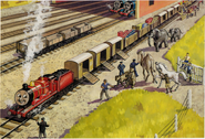 Horse box wagons as illustrated by C. Reginald Dalby