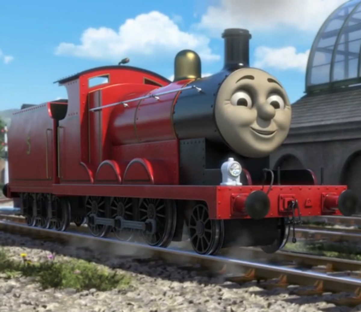 Thomas the Train Engine + Toby Salty Arthur Battery Run Track Trains, 6 Box  Cars