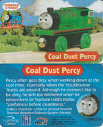 Wooden Railway Coal Dust character card