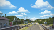 Ace racing past the yard in Big World! Big Adventures!