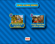 Sing-Along song menu