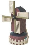 Capsule Plarail Windmill with Fences