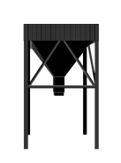 A vector image of a coaling tower